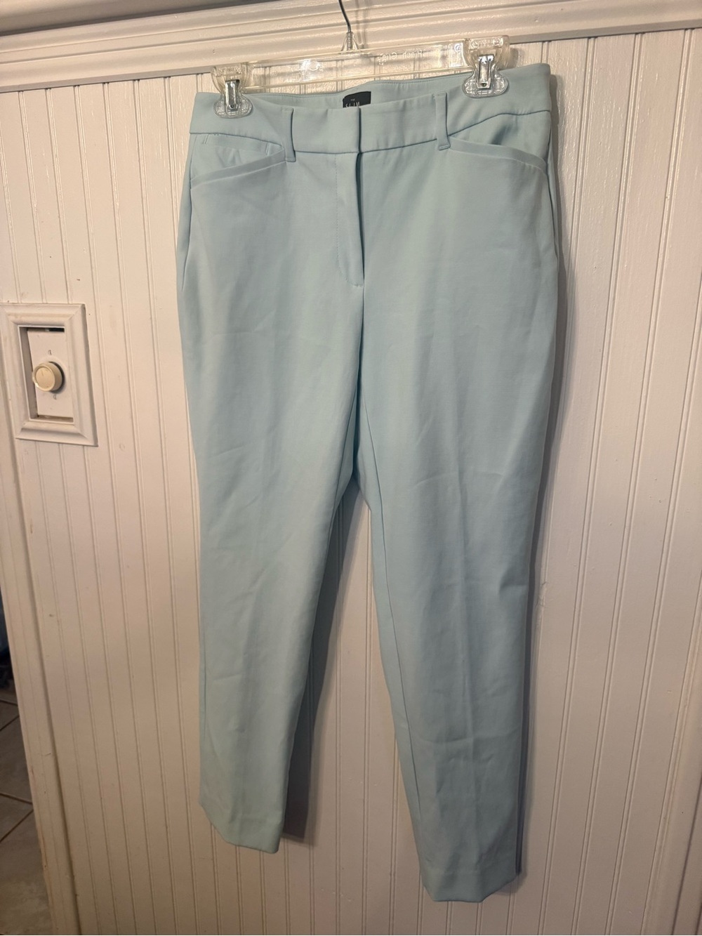 White House Black Market The Slim Ankle Blue Pants 4 Curvy